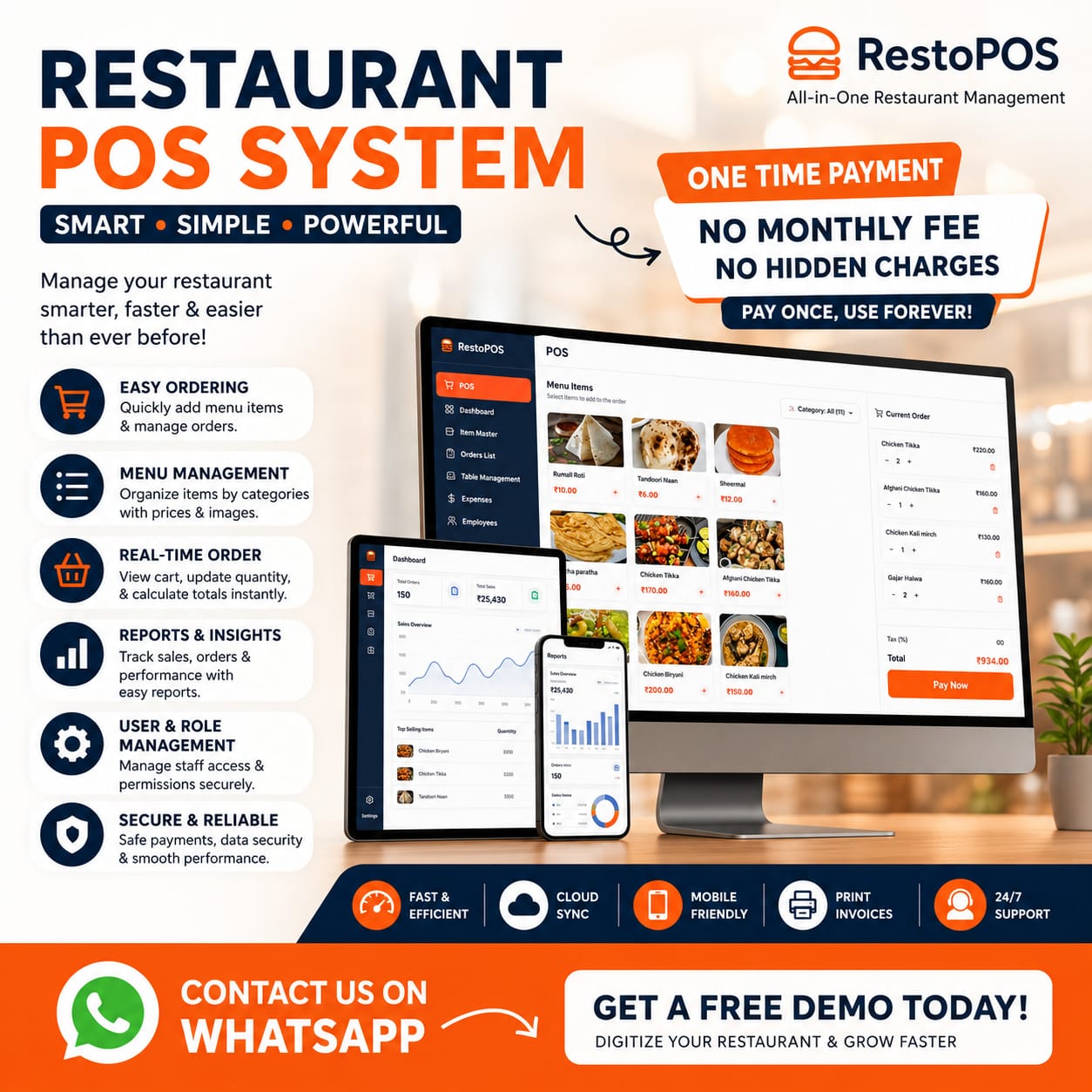 RestoPOS: All-In-One Restaurant Management Solution