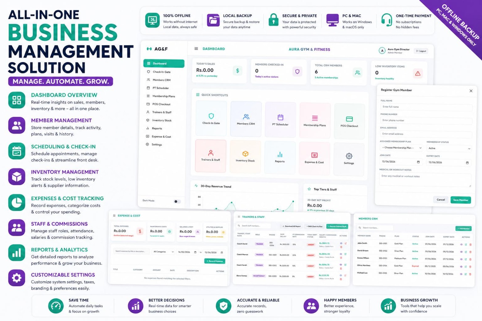 All in one Gym Software