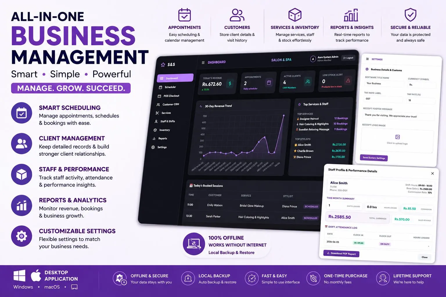 Spa and Salon Software Solution